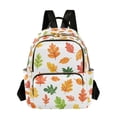thumbnail image 1 of FORMRS Mini Backpack Purse for Women Travel Daypack Casual Shoulder Bag, Green Leaves, 1 of 7