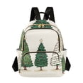 thumbnail image 1 of FORMRS Mini Backpack Purse for Women Travel Daypack Casual Shoulder Bag, Hand Drawn Christmas Stars, 1 of 7