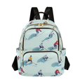 thumbnail image 1 of FORMRS Mini Backpack Purse for Women Travel Daypack Casual Shoulder Bag, Ice Hockey, 1 of 7