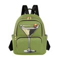 thumbnail image 1 of FORMRS Mini Backpack Purse for Women Travel Daypack Casual Shoulder Bag, Light Black Martini, 1 of 7