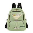 thumbnail image 1 of FORMRS Mini Backpack Purse for Women Travel Daypack Casual Shoulder Bag, Light Green Martini, 1 of 7