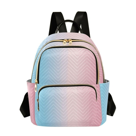 FORMRS Mini Backpack Purse for Women Travel Daypack Casual Shoulder Bag, Light Pink Gradient