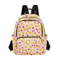 thumbnail image 1 of FORMRS Mini Backpack Purse for Women Travel Daypack Casual Shoulder Bag, Light Pink Stars, 1 of 7