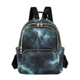 thumbnail image 1 of FORMRS Mini Backpack Purse for Women Travel Daypack Casual Shoulder Bag, Lightning Pattern, 1 of 7