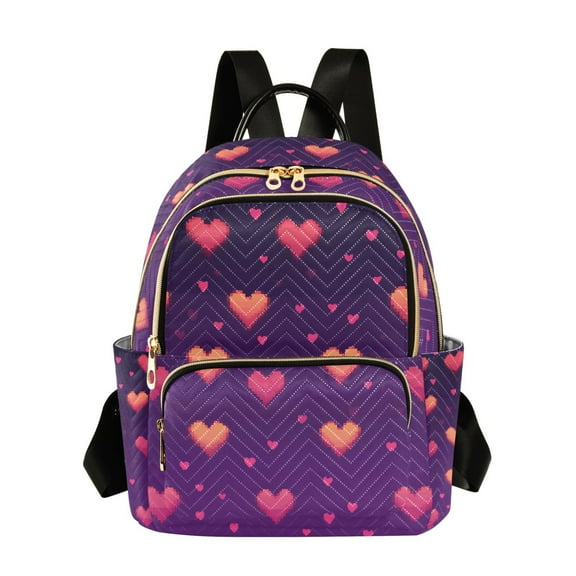 FORMRS Mini Backpack Purse for Women Travel Daypack Casual Shoulder Bag, Love in The Clouds