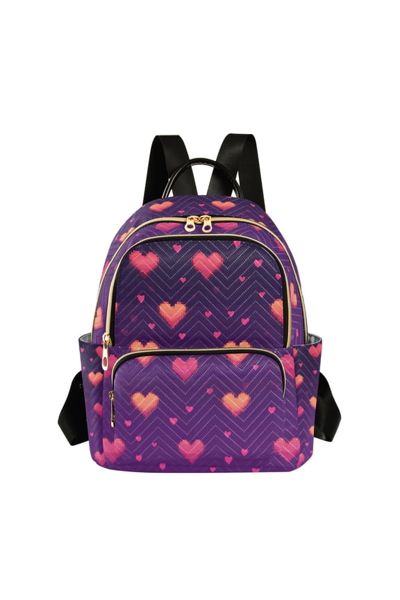 Mini Backpack Purse for Women Quilted Travel Daypack Casual Shoulder Bag, Love in The Clouds