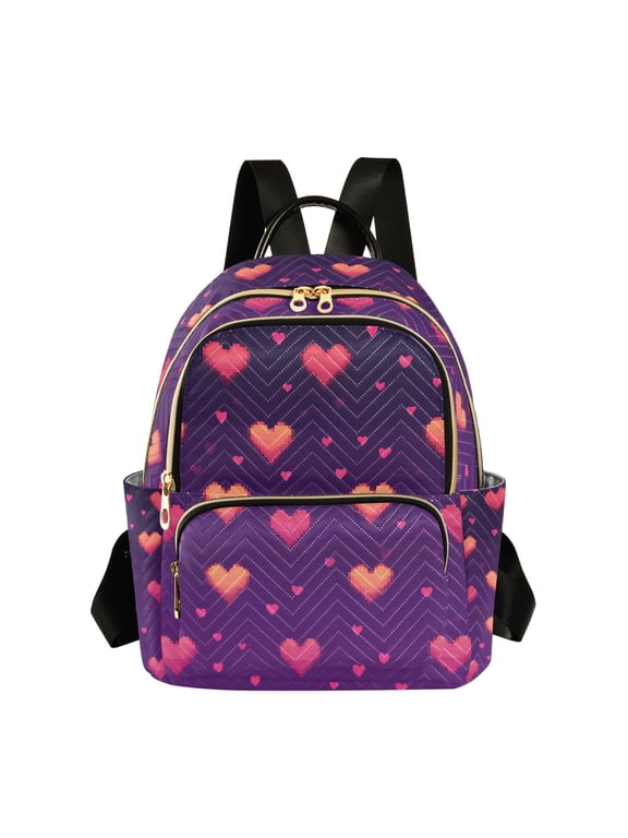 Mini Backpack Purse for Women Quilted Travel Daypack Casual Shoulder Bag, Love in The Clouds