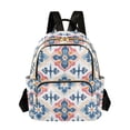 thumbnail image 1 of FORMRS Mini Backpack Purse for Women Travel Daypack Casual Shoulder Bag, Navy Blossom Mosaic, 1 of 7
