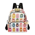 thumbnail image 1 of FORMRS Mini Backpack Purse for Women Travel Daypack Casual Shoulder Bag, Orange Jar, 1 of 7