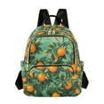 thumbnail image 1 of FORMRS Mini Backpack Purse for Women Travel Daypack Casual Shoulder Bag, Orange Tree Pattern, 1 of 7