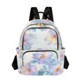 thumbnail image 1 of FORMRS Mini Backpack Purse for Women Travel Daypack Casual Shoulder Bag, Pastel Flower Pattern, 1 of 7