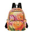 thumbnail image 1 of FORMRS Mini Backpack Purse for Women Travel Daypack Casual Shoulder Bag, Pink Abstract Floral, 1 of 7
