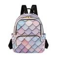 thumbnail image 1 of FORMRS Mini Backpack Purse for Women Quilted Travel Daypack Casual Shoulder Bag, Pink Art Pattern, 1 of 7