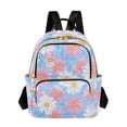 thumbnail image 1 of FORMRS Mini Backpack Purse for Women Travel Daypack Casual Shoulder Bag, Pink Daisy, 1 of 7