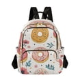 thumbnail image 1 of FORMRS Mini Backpack Purse for Women Travel Daypack Casual Shoulder Bag, Pink Donut, 1 of 7