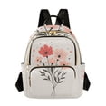 thumbnail image 1 of FORMRS Mini Backpack Purse for Women Travel Daypack Casual Shoulder Bag, Pink Flower, 1 of 7