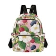 thumbnail image 1 of FORMRS Mini Backpack Purse for Women Travel Daypack Casual Shoulder Bag, Pink Raspberries, 1 of 7