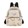 thumbnail image 1 of FORMRS Mini Backpack Purse for Women Travel Daypack Casual Shoulder Bag, Pink Seashell, 1 of 7