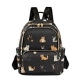 thumbnail image 1 of FORMRS Mini Backpack Purse for Women Travel Daypack Casual Shoulder Bag, Pixel Cat, 1 of 7