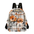 thumbnail image 1 of FORMRS Mini Backpack Purse for Women Quilted Travel Daypack Casual Shoulder Bag, Plaid Floral, 1 of 7