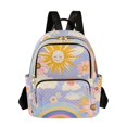 thumbnail image 1 of FORMRS Mini Backpack Purse for Women Travel Daypack Casual Shoulder Bag, Purple Clouds, 1 of 7