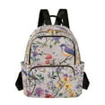 thumbnail image 1 of FORMRS Mini Backpack Purse for Women Travel Daypack Casual Shoulder Bag, Purple Floral Pattern, 1 of 7