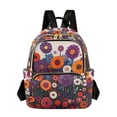 thumbnail image 1 of FORMRS Mini Backpack Purse for Women Travel Daypack Casual Shoulder Bag, Purple Flowers, 1 of 7