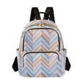 thumbnail image 1 of FORMRS Mini Backpack Purse for Women Quilted Travel Daypack Casual Shoulder Bag, Purple Geometric, 1 of 7