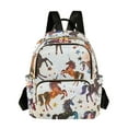 thumbnail image 1 of FORMRS Mini Backpack Purse for Women Quilted Travel Daypack Casual Shoulder Bag, Rainbow Stars Pattern, 1 of 7