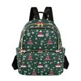 thumbnail image 1 of FORMRS Mini Backpack Purse for Women Travel Daypack Casual Shoulder Bag, Red Christmas Trees, 1 of 7