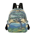 thumbnail image 1 of FORMRS Mini Backpack Purse for Women Travel Daypack Casual Shoulder Bag, Retro Mountain, 1 of 7