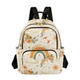 thumbnail image 1 of FORMRS Mini Backpack Purse for Women Travel Daypack Casual Shoulder Bag, Retro Rainbow, 1 of 7