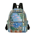thumbnail image 1 of FORMRS Mini Backpack Purse for Women Travel Daypack Casual Shoulder Bag, Sea Window, 1 of 7