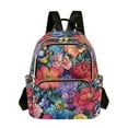 thumbnail image 1 of FORMRS Mini Backpack Purse for Women Travel Daypack Casual Shoulder Bag, Serene Floral Pattern, 1 of 7