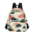 thumbnail image 1 of FORMRS Mini Backpack Purse for Women Travel Daypack Casual Shoulder Bag, Simple Clouds, 1 of 7
