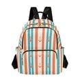 thumbnail image 1 of FORMRS Mini Backpack Purse for Women Quilted Travel Daypack Casual Shoulder Bag, Simple Nautical Pattern, 1 of 7