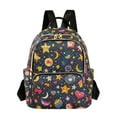 thumbnail image 1 of FORMRS Mini Backpack Purse for Women Travel Daypack Casual Shoulder Bag, Small Space Pattern, 1 of 7