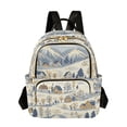 thumbnail image 1 of FORMRS Mini Backpack Purse for Women Travel Daypack Casual Shoulder Bag, Snowy Mountains, 1 of 7