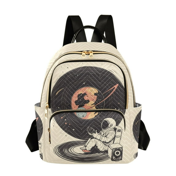 FORMRS Mini Backpack Purse for Women Travel Daypack Casual Shoulder Bag, Space Record
