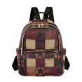 thumbnail image 1 of FORMRS Mini Backpack Purse for Women Quilted Travel Daypack Casual Shoulder Bag, Star Spangled Squares, 1 of 7