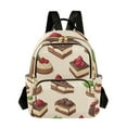 thumbnail image 1 of FORMRS Mini Backpack Purse for Women Travel Daypack Casual Shoulder Bag, Strawberry Cake, 1 of 7