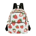 thumbnail image 1 of FORMRS Mini Backpack Purse for Women Travel Daypack Casual Shoulder Bag, Strawberry, 1 of 7