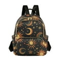 thumbnail image 1 of FORMRS Mini Backpack Purse for Women Travel Daypack Casual Shoulder Bag, Sun Moon and Stars Pattern, 1 of 7