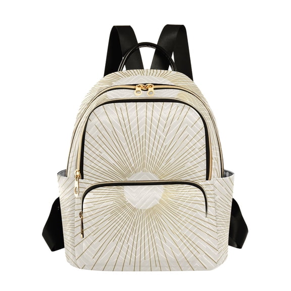 FORMRS Mini Backpack Purse for Women Quilted Travel Daypack Casual Shoulder Bag, Sunshine