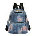 thumbnail image 1 of FORMRS Mini Backpack Purse for Women Quilted Travel Daypack Casual Shoulder Bag, Trees in The Night, 1 of 7