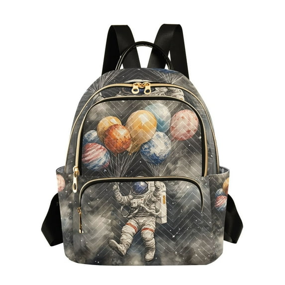 FORMRS Mini Backpack Purse for Women Travel Daypack Casual Shoulder Bag, Watercolor Space
