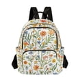 thumbnail image 1 of FORMRS Mini Backpack Purse for Women Quilted Travel Daypack Casual Shoulder Bag, Watercolor Wildflowers Pattern, 1 of 7