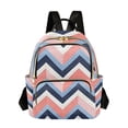 thumbnail image 1 of FORMRS Mini Backpack Purse for Women Travel Daypack Casual Shoulder Bag, White Geometric, 1 of 7