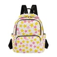 thumbnail image 1 of FORMRS Mini Backpack Purse for Women Travel Daypack Casual Shoulder Bag, White Stars Pattern, 1 of 7
