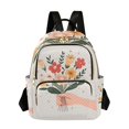 thumbnail image 1 of FORMRS Mini Backpack Purse for Women Travel Daypack Casual Shoulder Bag, Yellow Cute Flower, 1 of 7